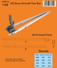 US Navy Aircraft Tow Bar Modern style tow bar as used for US Navy aircraft on carriers #CMKP48013