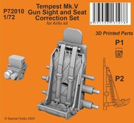 Hawker Tempest Mk.V Gun Sight and Seat Correction Set #CMKP72010