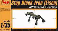  CMK Czech Master  1/35 Stop Block-Iron (Eisen) WW II Railway Diorama CMKRA035