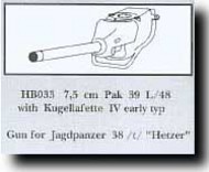  CMK Czech Master  1/35 7.5cm PaK 39 L/48 w/ Kugellafette IV Early Type CMKHB033