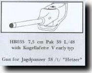 7.5cm PaK 39 L/48 w/ Kugellafette V Early Type #CMKHB035