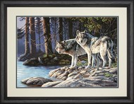  Dimensions  NoScale Gray Wolves Paint by Number (20"x14")* DMS91445