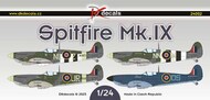  DK Decals  1/24 Supermarine Spitfire Mk.IXC, Pt.2 OUT OF STOCK IN US, HIGHER PRICED SOURCED IN EUROPE DKD24002
