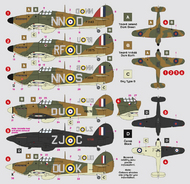  DK Decals  1/32 Hawker Hurricane Mk.I. Decals DKD32001