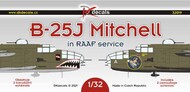  DK Decals  1/32 North-American B-25J Mitchell in RAAF service DKD32019