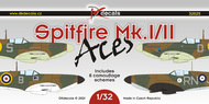  DK Decals  1/32 Supermarine Spitfire Mk.I/II Aces DKD32025
