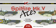  DK Decals  1/32 Supermarine Spitfire Mk.V Aces DKD32026