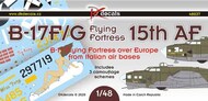  DK Decals  1/48 Boeing B-17F/B-17G Flying Fortress 15th Air Force DKD48037