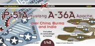  DK Decals  1/48 North-American P-51A/A-36A over China, Burma and India - Pre-Order Item DKD48040
