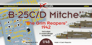  DK Decals  1/48 North-American B-25C/D Mitchell 'The Grim Reapers' 1942 DKD48066