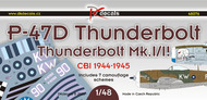 CBI P-47D Thunderbolt Mk.I/II, 1944-45 #DKD48076