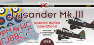  DK Decals  1/48 Westland Lysander Mk.III SOE - Pre-Order Item DKD48078