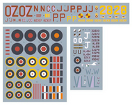  DK Decals  1/72 Douglas Boston Mk.III/Mk.V in RAF and SAAF service over Africa and Italy DKD72064