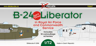  DK Decals  1/72 Consolidated B-24 Liberator Pt.3, in RAF and Commonwealth Service DKD72067