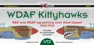  DK Decals  1/72 WDAF Kittyhawks: RAF and RAAF over the Western Desert 1942-431 DKD72079