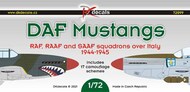  DK Decals  1/72 DAF Mustangs - RAF, RAAF and SAAF squadrons over Italy 1944-45 DKD72099