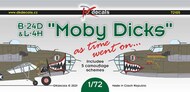  DK Decals  1/72 Consolidated B-24D/L-4H Moby Dicks DKD72105
