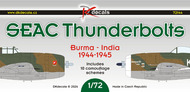 SEAC Republic Thunderbolts, Burma-India 1944-45 #DKD72144