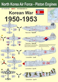 North Korean Air Force - Piston engine aircraft 1950 - 1953 #DPC48015