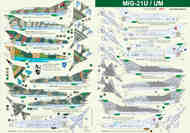 Mikoyan MiG-21UM Libya AF Bulgaria AF x 2 Romania AF East Germany AF Serbia AFSlovakia AF Czech AF etc etc - Pre-Order Item #DPC48033
