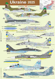  DP Casper  1/72 Ukraine 2022-2025Su-25 (2x), MiG-29 (2x), MiG-29UB, Su-24, Su-30SM, Mirage 2000, MiG-31 (2x), Yak-52 DPC72063