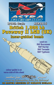  Daco Products  1/48 UK 1000Lb Paveway II (1x) ASR4815