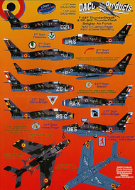  Daco Products  1/72 Republic F-84F Thunderstreak and Republic RF-84F DCD7262