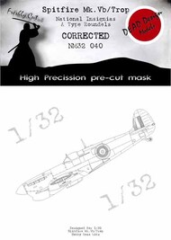 Supermarine Spitfire Mk.V National Insignia 'A Type' #DDMNM32040