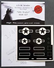 Douglas A/B-26 Invader National Insignia paint masks WWII and markings #DDMNM48047