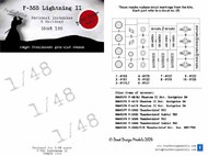 Dead Design Models  1/48 F-35B Lightning II Nat. Insignias DDMNM48199