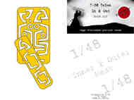 Northrop T-38A/T-38C Talon canopy frame paint mask (inside and out) #DDMNM48403