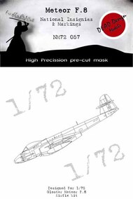 Gloster Meteor F.8 National Insignias #DDMNM72057