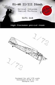  Dead Design Models  1/72 Ki-46 Dinah Control Surfaces DDMSM72048