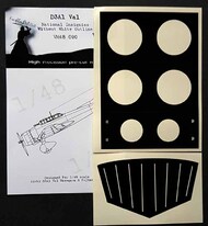  Dead Design Models  1/48 Aichi D3A1 Val National Insignia paint masks without white outline DDMVM48090