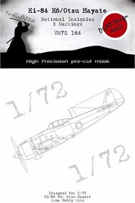 Nakajima Ki-84 Hayate National Insignia & Markings #DDMVM72164