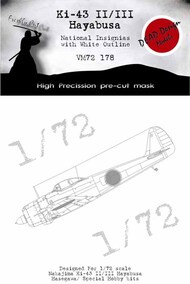  Dead Design Models  1/72 Ki-43 II/III Hayabusa Nat. Insignias DDMVM72178