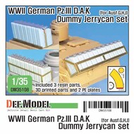  Def-Model  1/35 Pz.III DAK Dummy Jerry Can set DEF35108