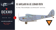  Dekno Models  1/72 de Havilland DH.85 Leopard Moth GA721002