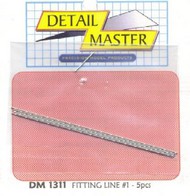  Detail Master Accessories  1/24-1/25 Fitting Line #1 .020" (4pc) DTM1311