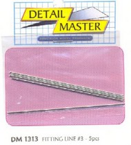  Detail Master Accessories  1/24-1/25 Fitting Line #3 .035" (4pc) DTM1313