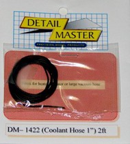  Detail Master Accessories  1/24-1/25 2ft. Coolant Hose Black (1" Dia.) DTM1422