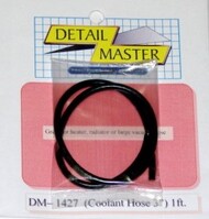  Detail Master Accessories  1/24-1/25 1ft. Coolant Hose Black (3" Dia.) DTM1427