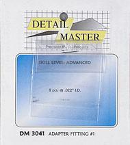  Detail Master Accessories  1/24-1/25 Adapter Fitting #1 (8pc) DTM3041