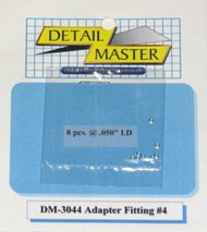  Detail Master Accessories  1/24-1/25 Adapter Fitting #4 (8pc) DTM3044