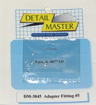  Detail Master Accessories  1/24-1/25 Adapter Fitting #5 (8pc) DTM3045
