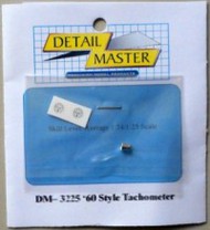 Detail Master Accessories  1/24-1/25 60's Style Tachometer DTM3225