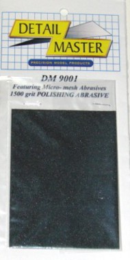  Detail Master Accessories  NoScale Polishing Abrasive 1500 Grit (4"x3") DTM9001