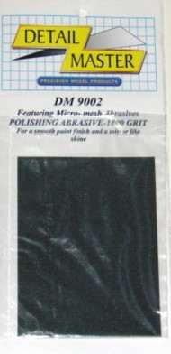  Detail Master Accessories  NoScale Polishing Abrasive 1800 Grit (4"x3") DTM9002