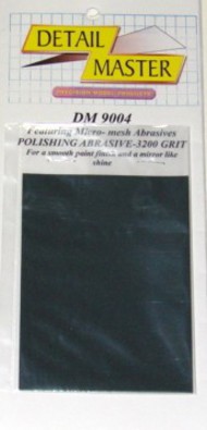  Detail Master Accessories  NoScale Polishing Abrasive 3200 Grit (4"x3") DTM9004