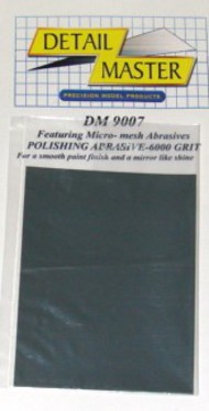  Detail Master Accessories  NoScale Polishing Abrasive 6000 Grit (4"x3") DTM9007